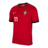 Conjunto (Camiseta+Pantalón Corto) Portugal Joao Felix 11 Primera Equipación Euro 2024 - Niño